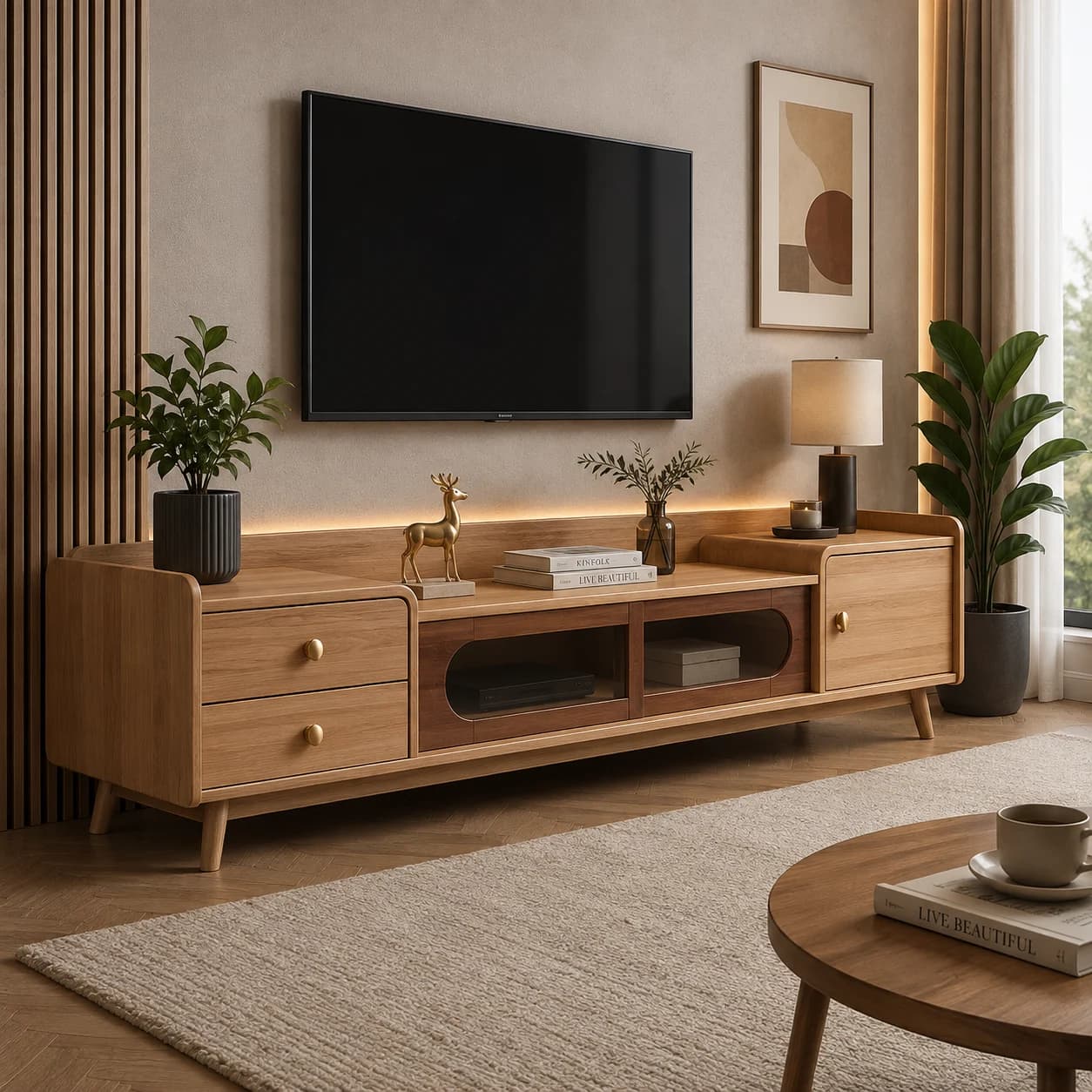 Wooden TV Unit 2
