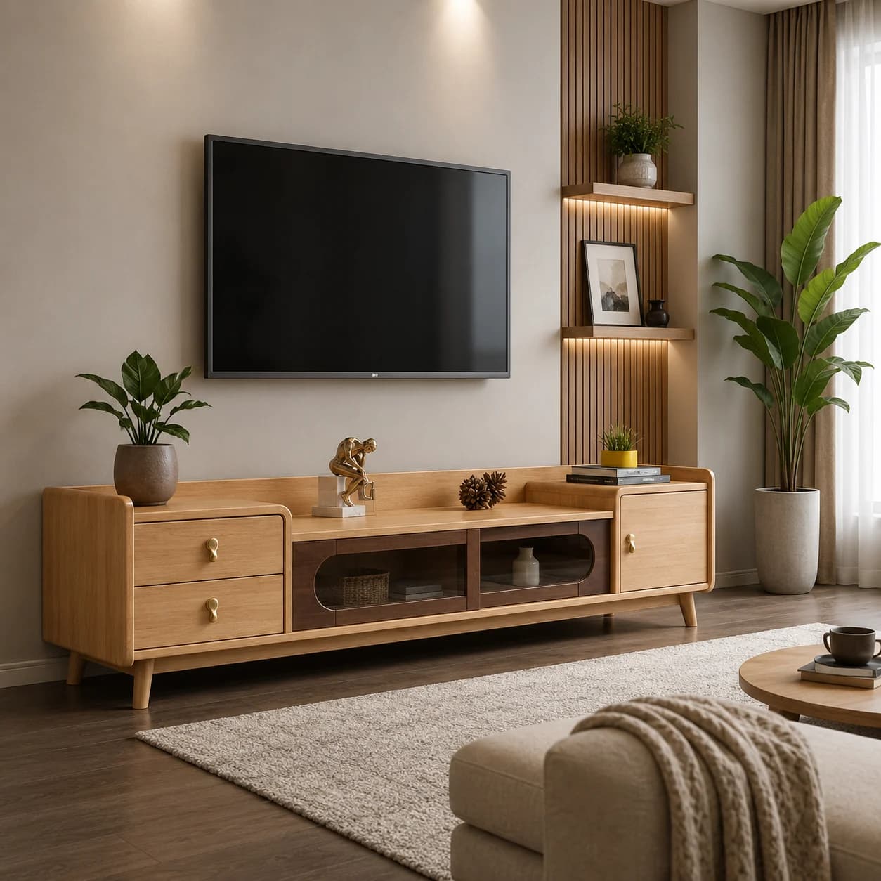 Wooden TV Unit 3