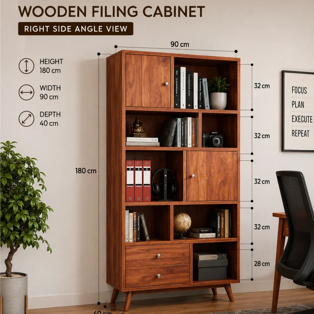 Wooden Filing Cabinets 4