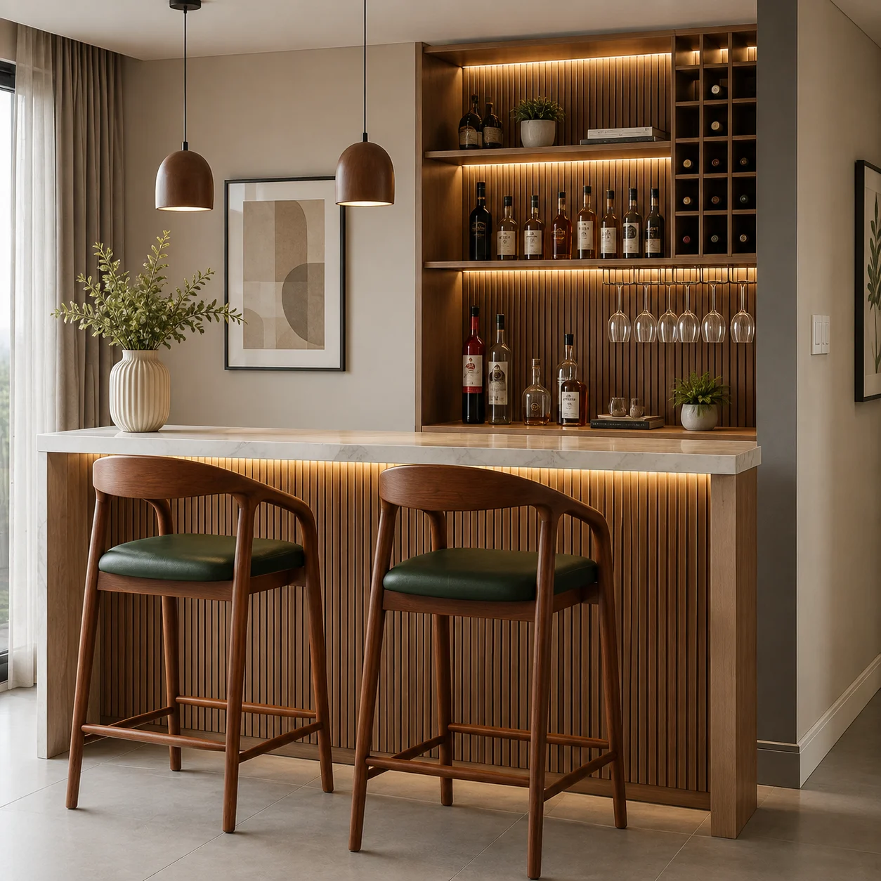 Wooden Bar Chair 2