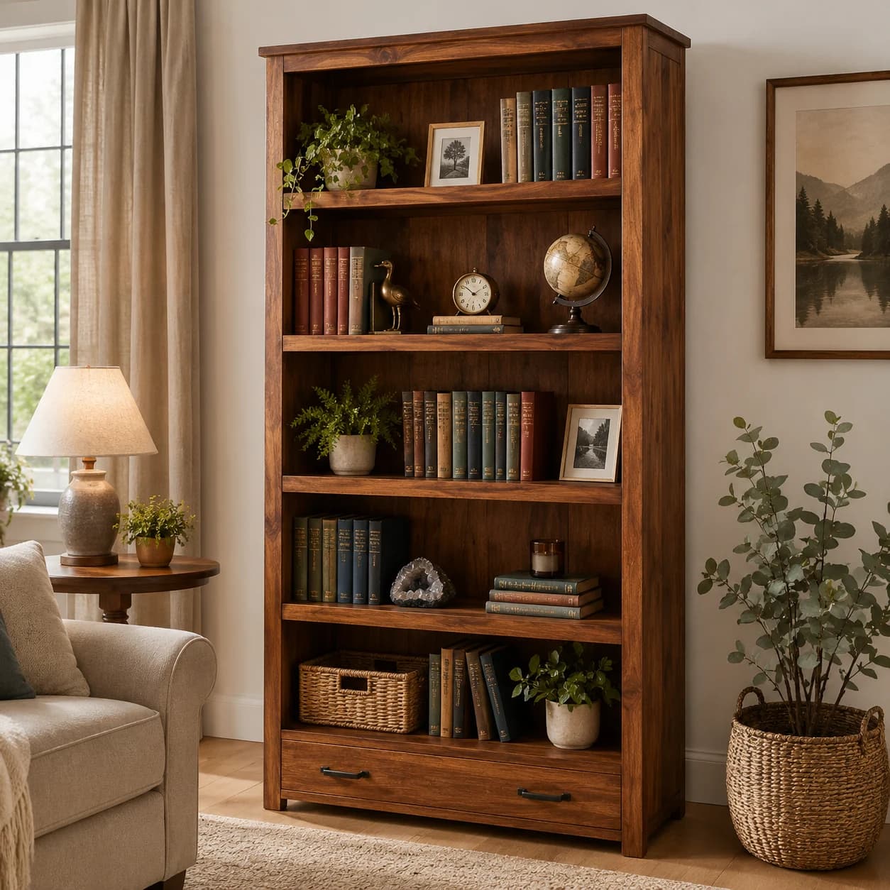 Wooden Bookshelves 2