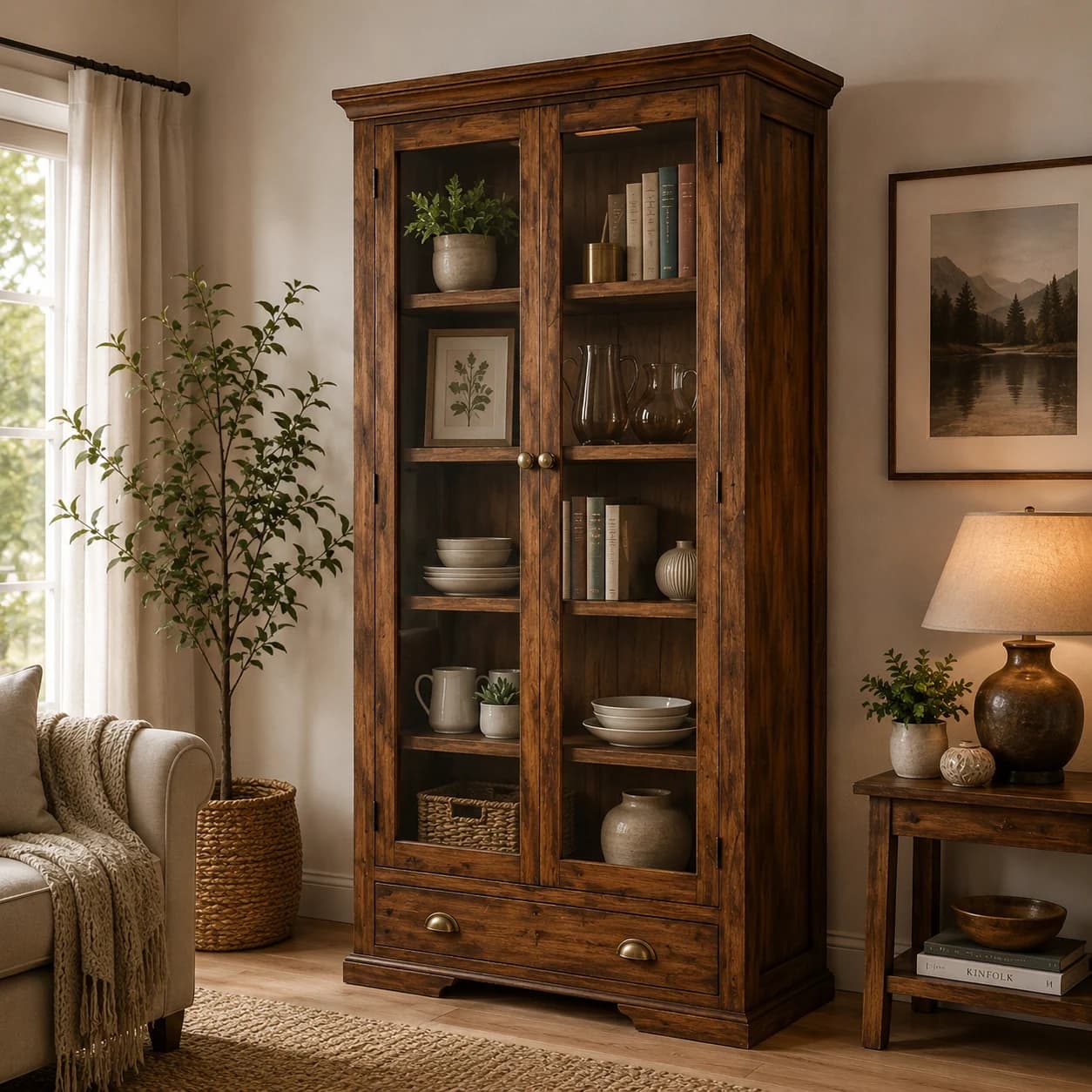 Wooden Display Cabinet 2