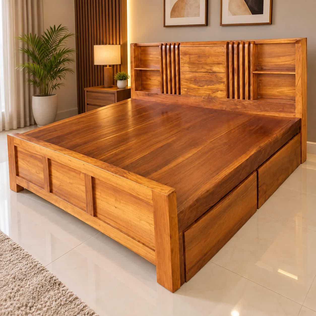 King Size Storage Bed 2