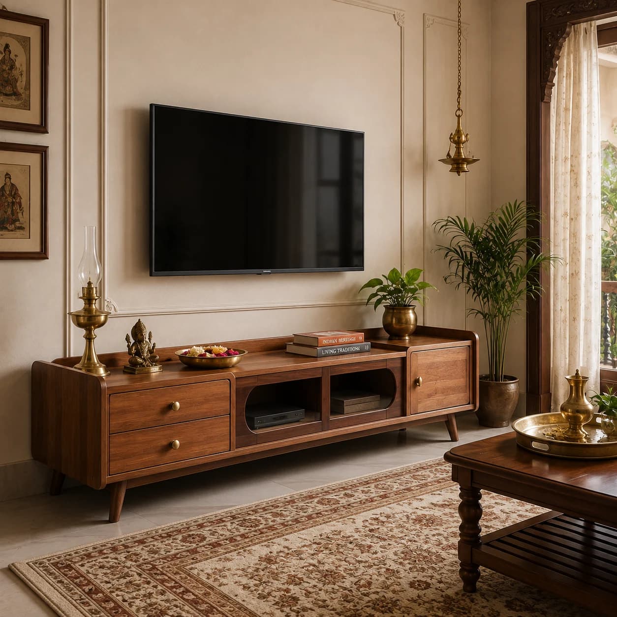 Wooden TV Unit