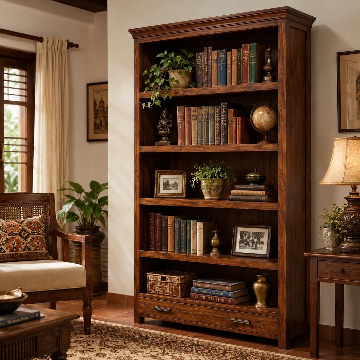 Wooden Bookshelves
